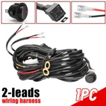 2-LEAD Led Light Bar Wiring Harness Kit 12V 24V 40A Fuse Relay Rocker Switch. Fixed Price $11.33.