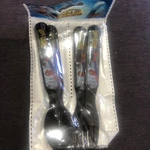 Marvel Spiderman Fork And Spoon 4 Piece Set. Fixed Price $29.99.