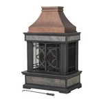 Sunjoy Heirloom Slate Wood Burning Fireplace - Copper. Fixed Price $557.50.