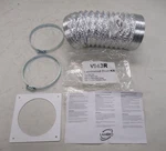 Lambro Laminated Dryer Vent Duct Kit White & Silver VI43R. Fixed Price $24.95.