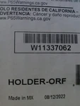 Oem Whirlpool W11337062 Appliance Holder-orf/ Open Box Free Shipping. Fixed Price $58.00.