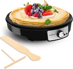 Nutrichef Electric Crepe Maker & Griddle Cooktop - Nonstick 12 Inch Aluminum Hot. Fixed Price $44.85.