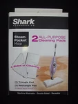 2 Shark Steam Pocket Mop All-purpose Cleaning Pads (1 Rectangle & Triangle). Fixed Price $8.99.