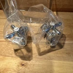 Lot Of 2 - Kingston Brass CC54301X Vintage Slip Joint Angle Stop Chrome Finish. Fixed Price $49.00.