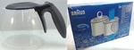 Braun Coffee Maker Carafe, Aromadeluxe, 0X63104704 & Water Filter 3112770 Kit. Fixed Price $78.94.