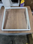 Electrolux FGHC2331PFAA Refrigerator Glass Shelf, Clear/white Plastic Frame. Fixed Price $46.99.
