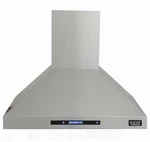 Kucht Professional 30" Modern Stainless Steel Wall Mounted Range Hood Silver. Fixed Price $450.00.