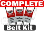 Bando Set Of 3 Belts P-steering Compressor Alternator For Kia Soul 2.0 2010-2012. Fixed Price $39.95.