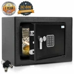 Serene-life Compact Electronic Safe Box With Mechanical Override, Includes Keys. Fixed Price $71.29.
