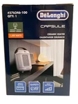 Delonghi 576346 100 White Capsule Portable Ceramic Fan Heater 1500 Watt Nwt. Fixed Price $40.99.