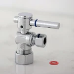New Kingston Brass CC53301DL Concord Quarter Turn Valve 5/8" Od X 3/8" Chrome. Fixed Price $15.00.