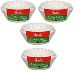 Melitta 62993 Basket Coffee Filter, Cup, Paper, White, 100 Count Each =400 Lot. Fixed Price $19.99.