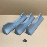 Set Of 3 Genuine Dryer Drum Baffle WE14X10112 (241D1202). Fixed Price $30.00.