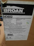Broan 643602 - 36" Rangemaster 6400 Hood Biscuit. Fixed Price $279.00.