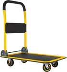 ( Used ) Folding Hand Truck Dolly Cart Wheels Luggage Trolley Moving 330LBS. Fixed Price $30.88.