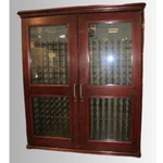 Used Custom Wine Cabinet W/ Cellar Pro Cooling System - Holds 256 Bottles. Fixed Price $1974.99.