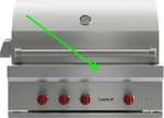 Wolf OG36LP Rear Hood Shell Stainless Steel Hand Made Usa Ships World. Fixed Price $301.22.