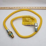 Brasscraft Gas Connector W/ Thermal Excess Flow Valve Yellow CSSD64TE-48. Fixed Price $22.19.