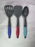 Frigidaire 3PC Silicone Kitchen Utensil Set Spoon Spatula Turner. Fixed Price $9.99.