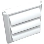 Lambro #2676W 4" White Louver Vent Face. Fixed Price $18.29.