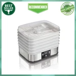 Hamilton Beach - 5 Tray Digital Food Dehydrator Silver/white. Fixed Price $78.99.