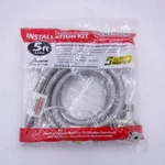 Certified Appliance Braided Stainless Steel 5FT. Steam Dryer Installation Kit. Fixed Price $18.99.