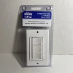 Broan Nutone P66W 3-FUNCTION Wall Control Switch For Vent, Heater, Fans 15 Amp. Fixed Price $14.99.