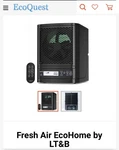 Ecoquest Fresh Air Ionizer Purifier Brand New In Unopened Box , Great Gift. Fixed Price $395.00.