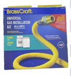 Brasscraft 1/2" Od X 48" Universal Gas Installation Kit - PSC1106. Fixed Price $14.00.