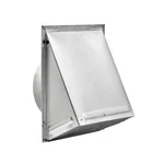 Lambro Universal Wall Cap Mill Aluminum Exhaust Vent 6IN, Model #L346S. Fixed Price $9.99.