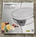Ambiano 5-TRAY Digital Food Dehydrator Electric Machine 350W Timer Bpa Free. Fixed Price $64.95.