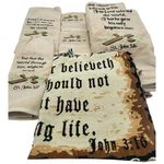 John 3:16 Bath Set & 2 Hand Washcloths 1THROW. Fixed Price $30.90.