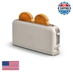 Bella 2-SLICE Slim Toaster Long Slot, 6 Settings, Reheat, Cancel, Oatmilk. Fixed Price $35.89.