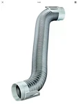 Deflecto Easy Connecting Dryer Vent Hook Up Kit Flexible Semi-rigid Aluminum. Fixed Price $14.44.