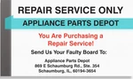 Repair Service - W10701912 W11126069 W11199205 Whirlpool Freezer Board. Fixed Price $99.00.