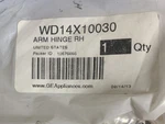 New Oem Dishwasher Arm Hinge Lh WD14X10029. WD14X10030. Fixed Price $29.69.