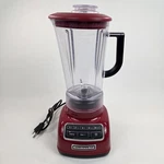 Blender Kitchenaid Red Speed Diamond KSB1575ER With Lid Tested. Fixed Price $68.75.