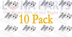 10 Pack PS3655985 Lg Dishwasher Mounting Brackets 5001DD4001B AP5632524. Fixed Price $29.94.