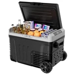 12V Car Refrigerator Electric Cooler Dc/ac, -4 68 Freezer With Wheels. Fixed Price $172.27.