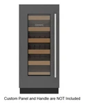 Sub-zero Panel Ready 15-INCH Undercounter Wine Fridge Storage Unit Refrigerator. Fixed Price $2800.00.