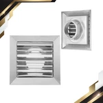 3" Dryer Vent Cover Stainless Steel Exterior Wall Outlet Grille. Fixed Price $19.67.