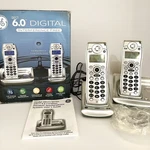 Ge 6.0 Digital Phone Handsets #28111EE2 Two Has User Guide In Box.. Fixed Price $35.00.