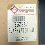 350367 New Genuine Oem Fsp Whirlpool Washing Machine Drain Pump - Free Shipping. Fixed Price $36.25.