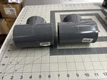 Nos 2-PACK Lot Genova 2" Threaded Sch 80 Pvc Fip Tee Female Fitting Gray 354528. Fixed Price $22.49.