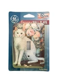 Vintage General Electric Usa Switch Wall Plate Cat Painted Steel. Fixed Price $19.99.