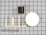 New Genuine Oem Whirlpool Refrigerator Ice Dispenser Door Kit 12001991. Fixed Price $104.19.
