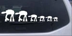 Star Wars At Figure Family Four Kids Car Truck Window Decal Sticker. Fixed Price $12.45.