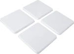 Range Kleen Stove Burner Covers 4 White 9.5 Square For. Fixed Price $26.69.