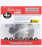 4FT, Wires Copper Quick Connect 30-AMP Dryer Cord W/ Eyelet (90-1020QC). Fixed Price $26.44.