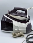 Rowenta DG8520 Perfect Steam Station Iron 1800W Bar 47OZ Purple White. Fixed Price $129.95.